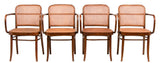 Set of 4 Model A811 Hoffman Armchairs for Thonet