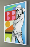 Brigitte Bardot Painting "Jazz No.5" by artist Dan Reaney