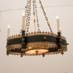 Bespoke Gothic Medieval Style Old Iron Chandelier