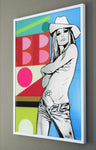 Brigitte Bardot Painting "Jazz No.7" by artist Dan Reaney