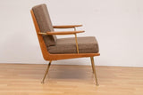 Pair of 1950s Boomerang Armchairs by Hans Mitzlaff for Soloform Germany