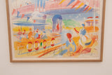 Jake Sutton 'Under the Albert Bridge' Watercolour 1987
