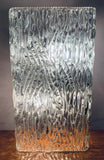 Large 1960s Kalmar Lighting Waved Glass Wall Light