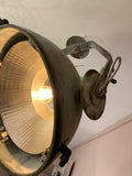 Vintage Industrial Metal Hanging Light or Floor Lamp