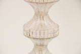 Large Pair of 1960s Italian Glass and Chrome Lamps