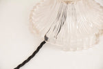 Large Pair of 1960s Italian Glass and Chrome Lamps