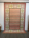 Mid Century Swedish Wool Kilim by Ida Rydelius
