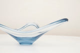 1960s Pale Blue Holmegaard Art Glass Bowl by Per Lutken