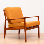 Pair of 1950s Grete Jalk for Glostrup Model 218 Armchairs