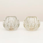 Pair of 1970s Putzler Clear Glass Table Lamps