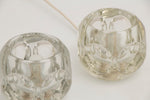 Pair of 1970s Putzler Clear Glass Table Lamps