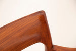 Pair of Niels O Møller Model 57 Teak Carver Armchair Dining Chairs