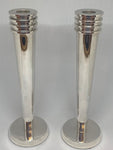 Pair of 1930s Art Deco Candlesticks