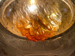 Pair of 1960s Mazzega Murano Glass Hanging Lights