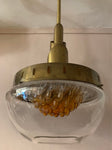 Pair of 1960s Mazzega Murano Glass Hanging Lights