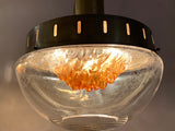 Pair of 1960s Mazzega Murano Glass Hanging Lights