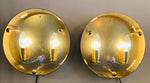Pair of 1970s J.T Kalmar Murano Amber and Clear Glass Wall Sconces