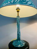 Pair of 1970s Turquoise Resin Table Lamps