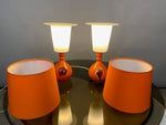 Pair of Small Ceramic Table Lights by Bjorn Wiinblad for Rosenthal
