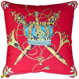 Vintage Cushions - Queen's Crown. Circa 1950 & 1980