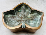 1940s French Art Deco Bronze Leaf Ashtray