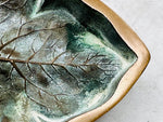 1940s French Art Deco Bronze Leaf Ashtray