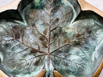 1940s French Art Deco Bronze Leaf Ashtray