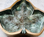1940s French Art Deco Bronze Leaf Ashtray