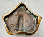 1940s French Art Deco Bronze Leaf Ashtray