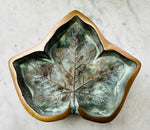 1940s French Art Deco Bronze Leaf Ashtray