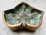 1940s French Art Deco Bronze Leaf Ashtray