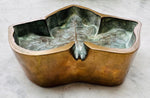 1940s French Art Deco Bronze Leaf Ashtray