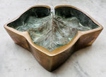 1940s French Art Deco Bronze Leaf Ashtray