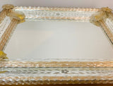 1950s Velti VM Murano Glass Table or Wall Mirror