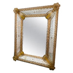 1950s Velti VM Murano Glass Table or Wall Mirror