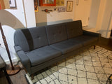 1960s Danish 3-Seater Svend Skipper Blue Grey Sofa