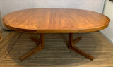 1960s Dyrlund Rosewood Extendable Dining Table