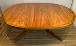 1960s Dyrlund Rosewood Extendable Dining Table