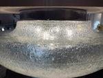 1960s Large Doria Chrome & Bubble Glass Flush Mount