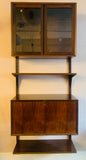 1960s Danish Rosewood Veneer Wall Unit by Poul Cadovius