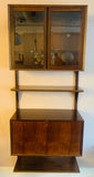 1960s Danish Rosewood Veneer Wall Unit by Poul Cadovius