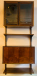 1960s Danish Rosewood Veneer Wall Unit by Poul Cadovius