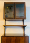 1960s Danish Rosewood Veneer Wall Unit by Poul Cadovius