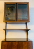 1960s Danish Rosewood Veneer Wall Unit by Poul Cadovius