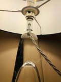 1960s Belgium Clear Glass Table Lamp