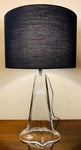 1960s Belgium Clear Glass Table Lamp