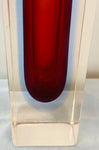 1960s Italian Murano Sommerso Glass Vase