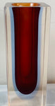 1960s Italian Murano Sommerso Glass Vase