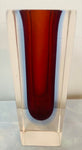 1960s Italian Murano Sommerso Glass Vase