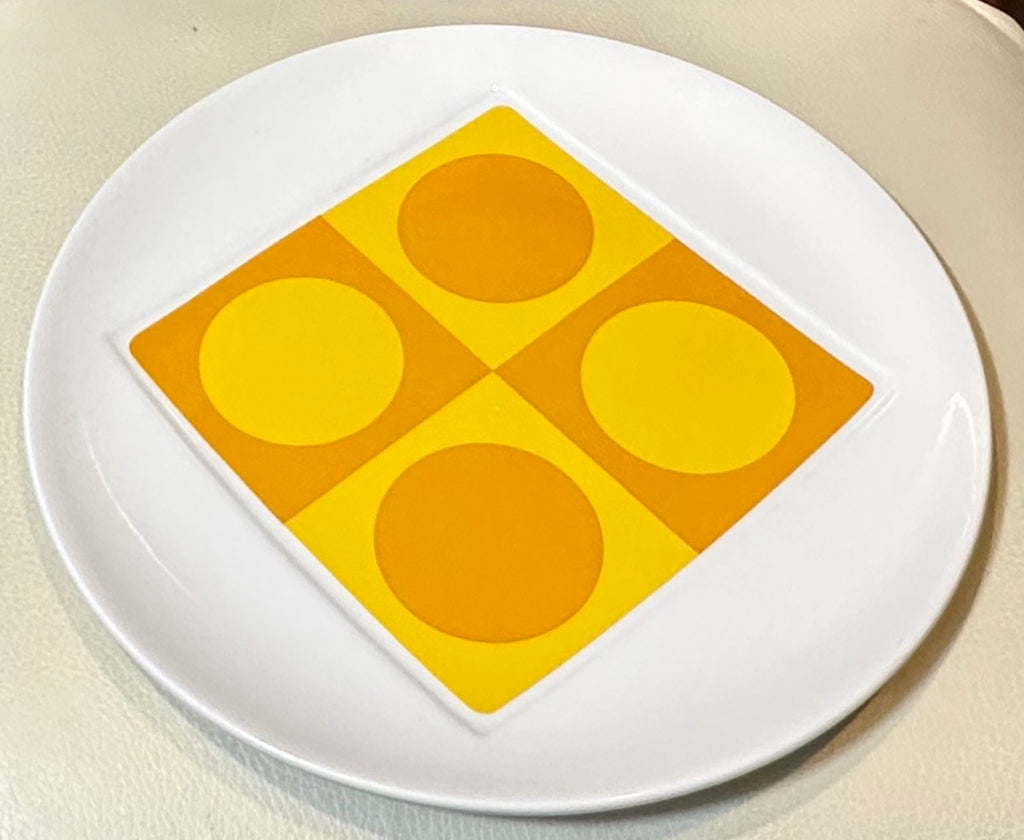 1960s MCM Johnson English Mid Mod Dining Plate – retro living uk
